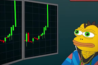 2d memecoin video, crypto memecoin video, memecoin animation, meme coin art