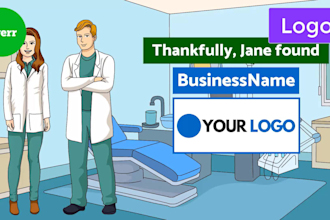 make whiteboard animation explainer promo video for dental service