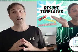 create a resume and CV templates