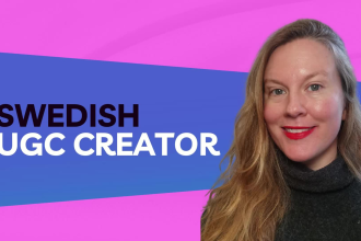 create swedish ugc for your tiktok and other social media