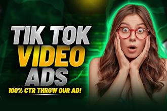 create viral tik tok video ads, dropshipping facebook ads creatives