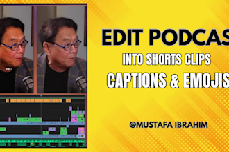 edit your podcast into short form video clips