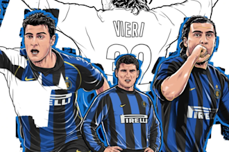 create a custom vector tshirt and merchandise illustration