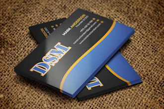 do outstanding modern minimal business card design