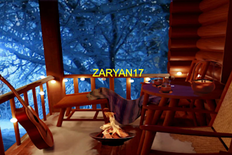 create 10 cozy  loop videos relaxing rain video for youtube
