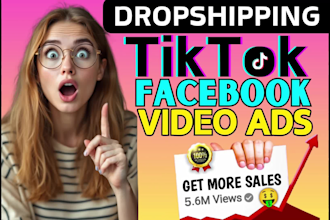 create tik tok video ads dropshipping video ads grow tiktok ads