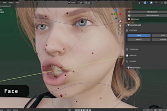 rig advanced 3d character in blender for unreal engine