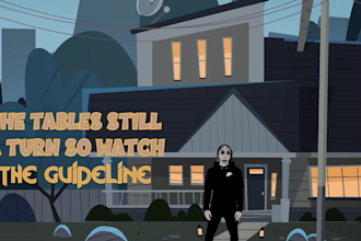 create an 2d animated lyric video or music video
