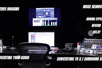 edit, clean up, convert and fix your audio recordings, dialogue in 5 hour
