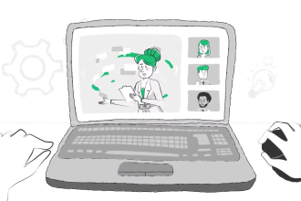 create explainer video animation in whiteboard comic style