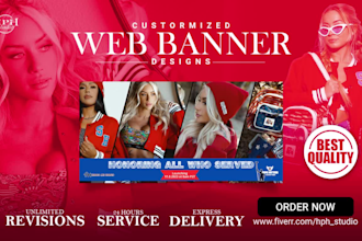 design awesome website banners, banner ads, google ads