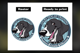 do vectorize, and manual vector tracing in 2 hours