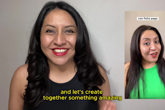 create a ugc video for instagram or tiktok in spanish
