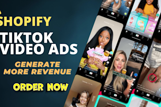 create  tiktok dropshipping ads, tik tok video ads, tik tok ads