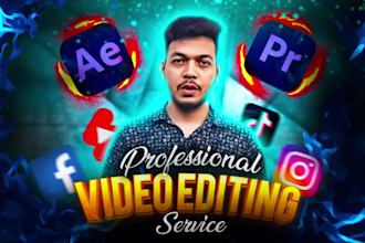 do professional videos editing, reels video, motion flyer design