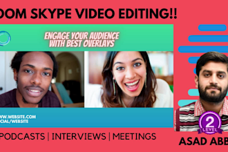 edit your zoom videos, podcast and webinar videos