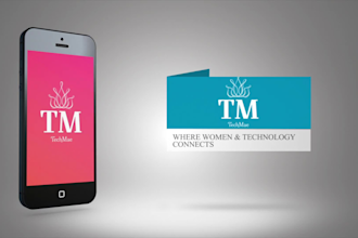 create modern mobile app promo video for ios and android