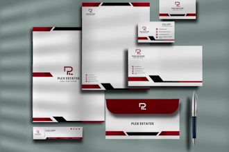 do premium business card design letterhead and stationery items