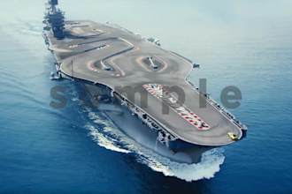 amazing car drifting on ship logo intro video