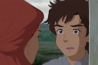 do 2d cinematic animation video, 2d music video, japanese anime style, trailer