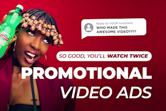 create high quality promotional video ads for your brand