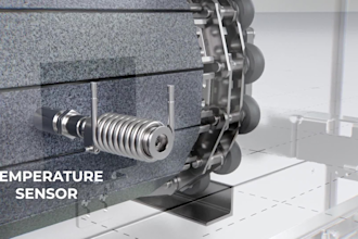 create 3d factory production line and manufacturing process animation
