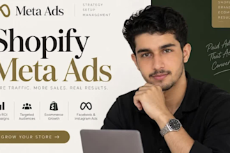 set up and manage meta ads facebook ads for shopify ecommerce store