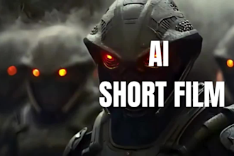 use runway gen 3, minimax to create 4k ai generated movie trailer, ai short film