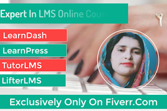design elearning wordpress website using learndash lms