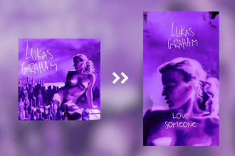 animate your cover art for spotify canvas and ig