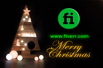 add logo or website in funny christmas short ads