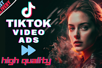 create customized facebook video ads, tik tok ads with a perfect hook