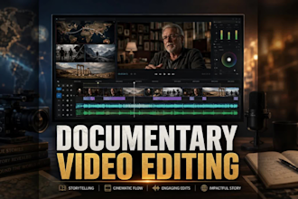 edit professional youtube documentary videos