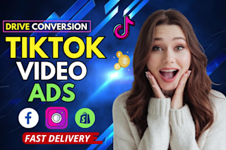 create dropshipping ugc tik tok video ads, facebook video ads