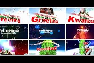 create dazzling 3d title videos for you