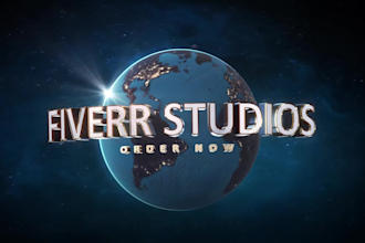 create 3d intro animation universal studios logo or text