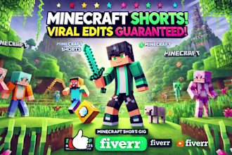 create minecraft shorts that beat the youtube algorithm