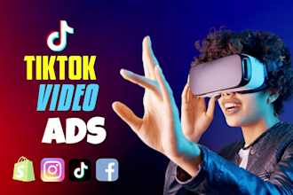 create tik tok video ads and facebook video ads for your products and services