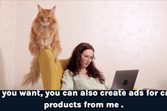 create amazing ads for cat products