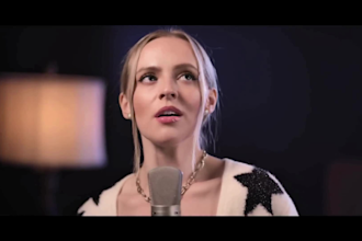 record indie pop, pop, rock with acoustic guitar as a female singer songwriter