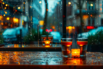 make cozy rain and meditation music video for youtube
