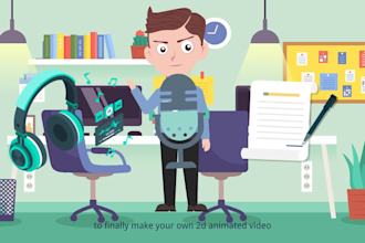 do marketing video or 2d animation video