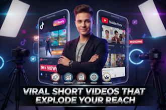 create viral short videos for tiktok, instagram reels, and youtube shorts