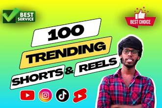 provide 100 trending youtube shorts videos of any niche