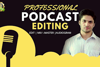do professional podcast video editing in 24 hours
