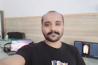 do natural indian english male spokesperson videos for business, selfie style