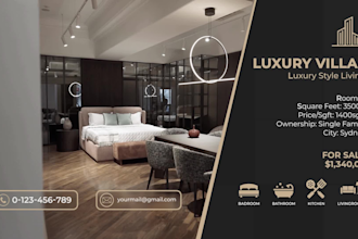 create attractive real estate marketing videos or promo video ads