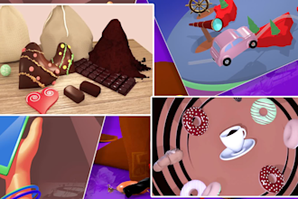 create illustrations and animations of 3d objects