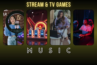 create custom music for streamers, podcasts, shows, and more