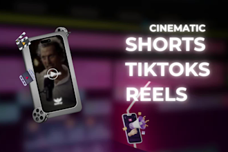 use cinematic techniques to deliver short, reels, and tiktoks